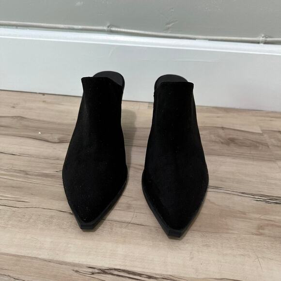 BP Black Suede Mules - Picture 3 of 7